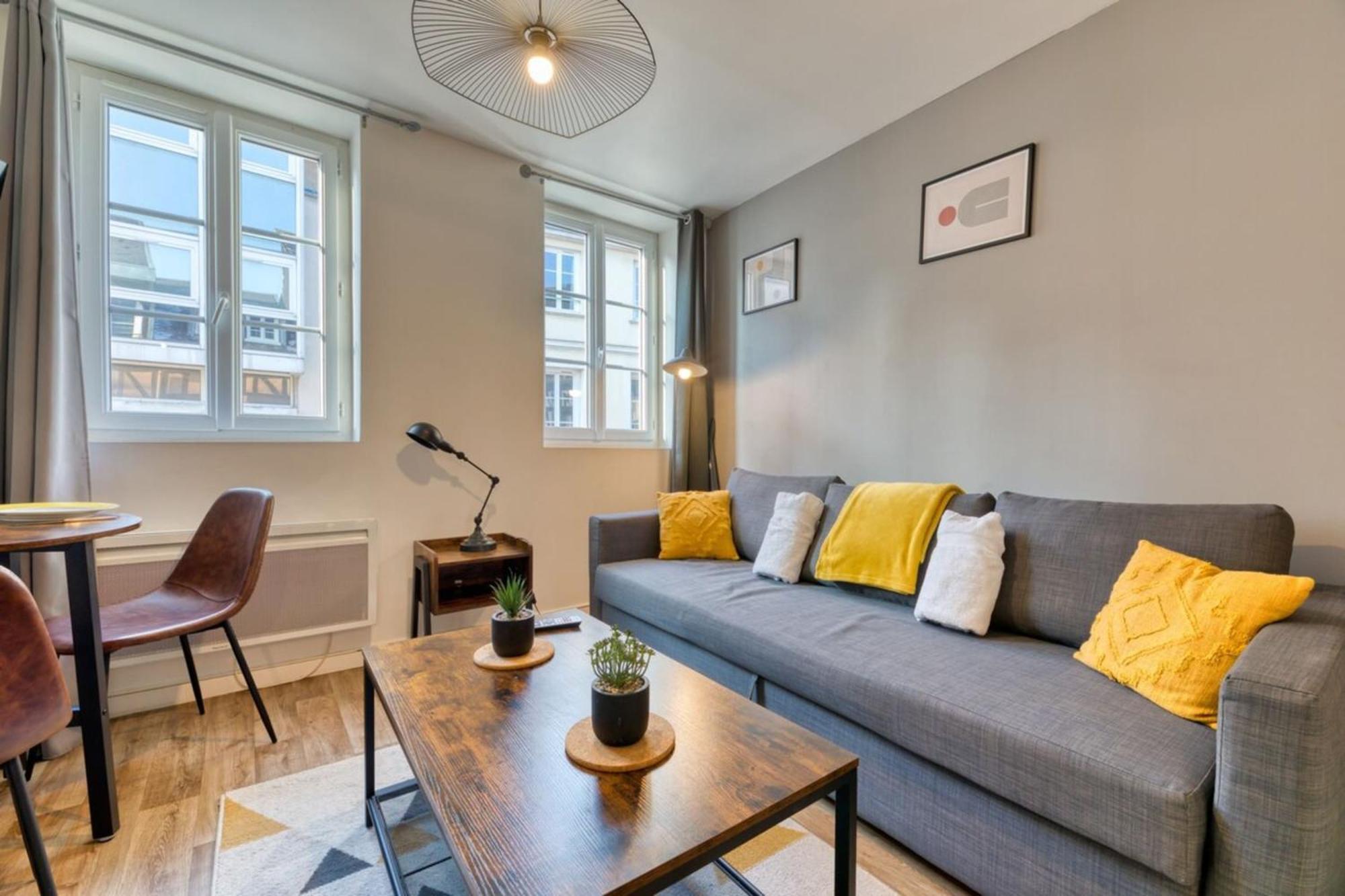 Le Remi Studio Renove Au Coeur De Rouen Exterior foto